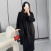 【羽生摺衣】i摺衣-日系 簡約風 長版 微鋪棉 車格 長 外套(共二色)