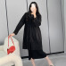 【羽生摺衣】i摺衣-日系 簡約風 長版 微鋪棉 車格 長 外套(共二色)