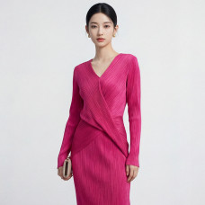 【羽生摺衣】i摺衣-日系 簡約風 前交叉 造型 上衣(共二色)