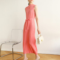 【羽生摺衣】i摺衣-日系 簡約風 抽繩 背心洋裝(共二色)